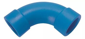 CURVA 90º 63MM AZUL
