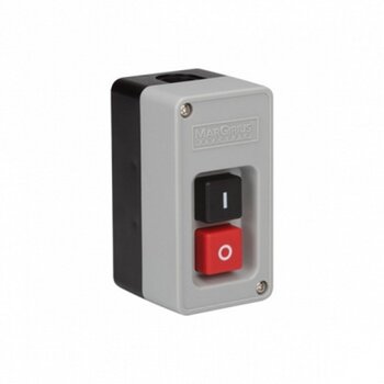 Interruptor de Tecla Bipolar 30A - Série CS-102 - preto/vermelho