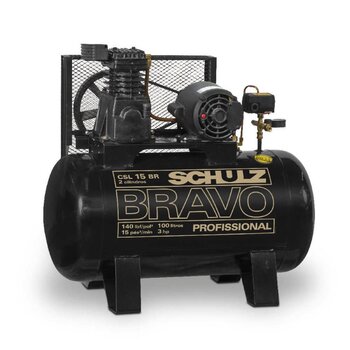 Compressor de Ar Bravo CSL 15BR/100L  220V - SCHULZ 921.7974-0